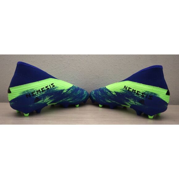 adidas FV2912 Youth Sz 10.5K Blue/Green Nemeziz 19.3 Firm Ground Soccer Cleats - Picture 11 of 13